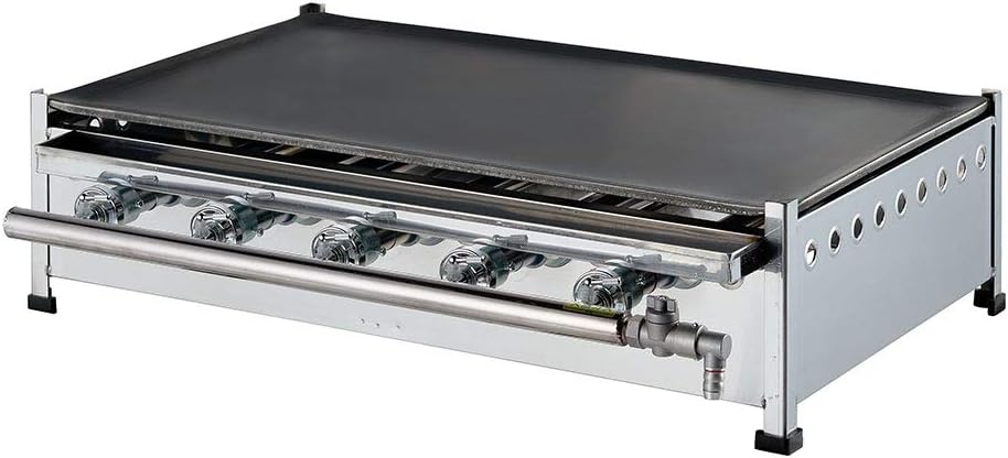 クレープ焼器 電気式 2連 クレープメーカー とんぼ付 業務用 ma125